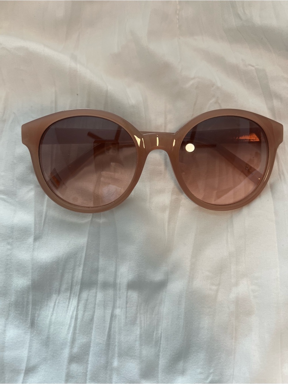 Target Round Women's Sunglasses - Dusty Rose